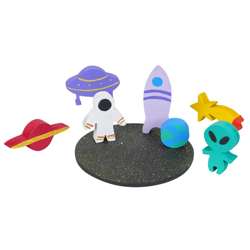 Space Explorer – Montessori Space Wooden Kit - Age 3+ Yrs