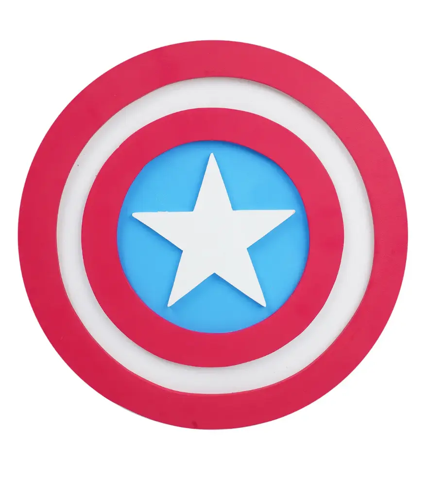 Captain’s Courage Wall Shield - Wooden Wall Decor