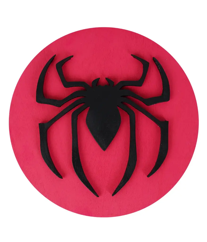 Spider Wooden Icon - Wall Decor