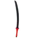 Black Samurai's Wooden Blade - Age 5+Yrs - Size: 65*9*1.7 CM