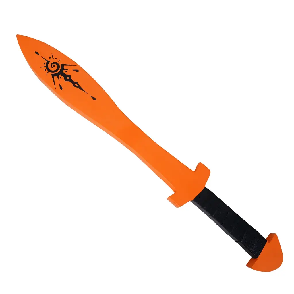 Blazing Warrior Sword-Safe Wooden Weapon for Kids-Size: 