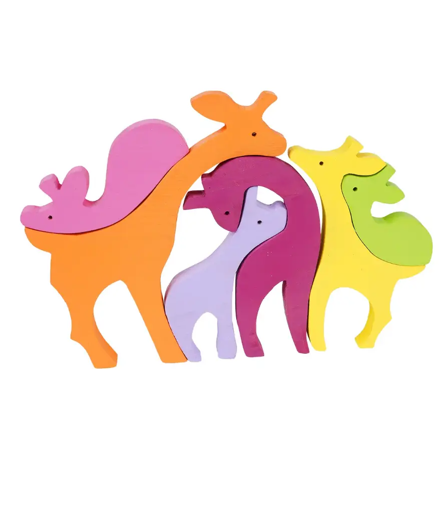 Giffy Family - Wooden Toy - Age 3+ Yrs