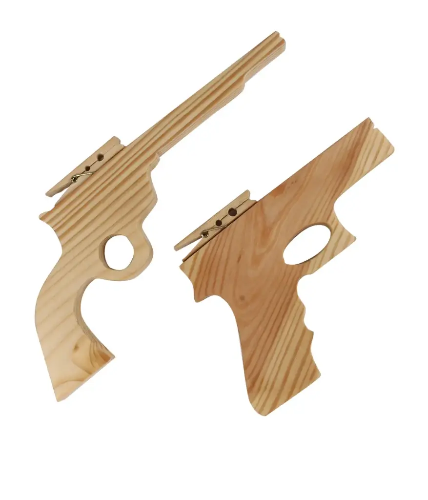 Little Cop’s Wooden Rubber Band Pistols
