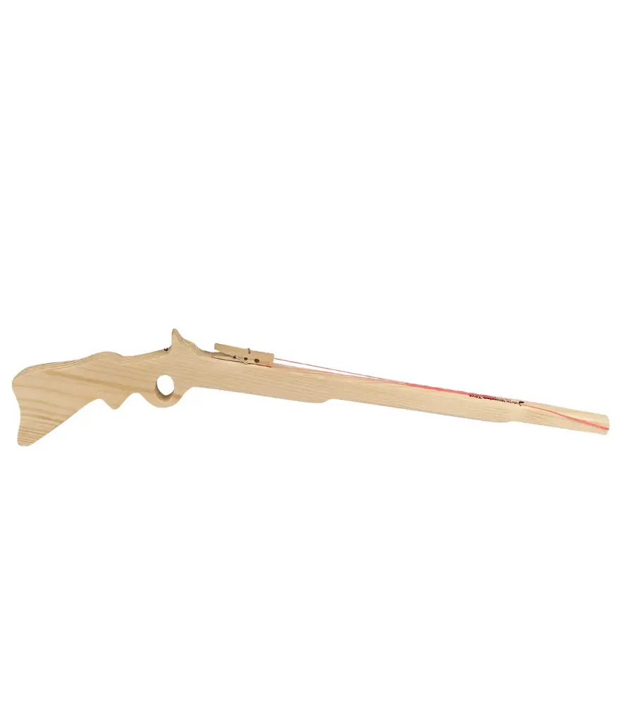 Little soldier’s Wooden Handmade Rifle - Size: 62*12*1.7 CM