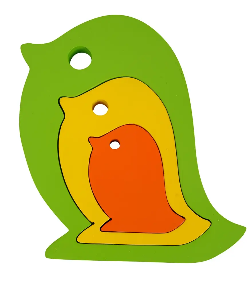 Nestling Birds – Wooden Puzzle Set - 3+Yrs