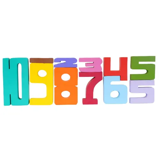 Montessori Number Blocks for Toddlers -Wooden - 3+ Yrs