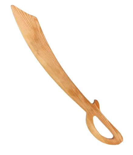 Little Pirate Wooden Cutlass - Age:5+Yrs - Size: 62*13*1.7 CM