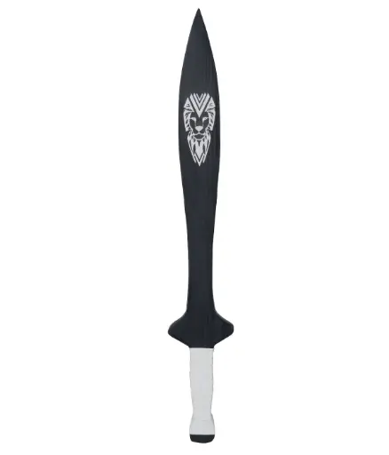 Black Warrior's Wooden Sword - Age 5+ Yrs - Size: 62*10*1.7