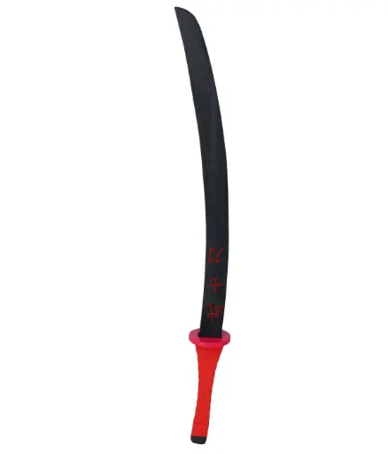 Black Samurai's Wooden Blade - Age 5+Yrs - Size: 65*9*1.7 CM