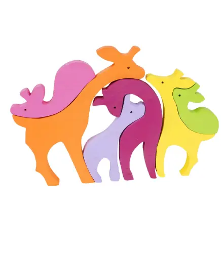 Giffy Family - Wooden Toy - Age 3+ Yrs