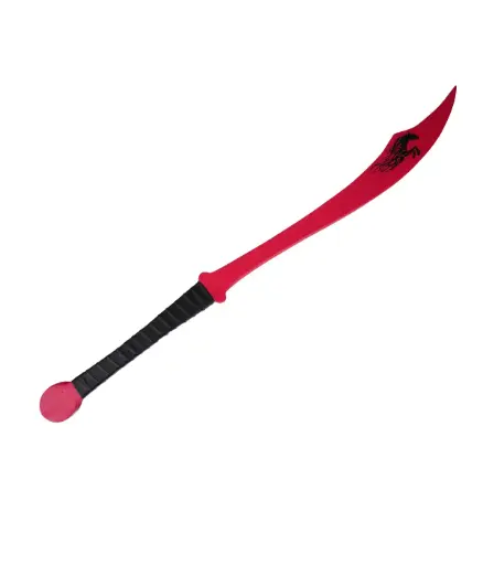 Red Horse Warrior Wooden Sword - Size: 100*10*1.7 CM